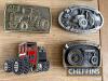 Massey Ferguson a collection of eight themed belt buckles - 3