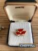 Massey Ferguson, boxed lapel badge, pair of cuff links and two enamelled stick pins - 3