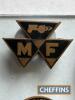 Massey Ferguson, six enamelled lapel badges bearing the silhouette logo - 3