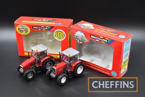 Britains 1:32 scale Massey Ferguson 6140 and 6180, boxed