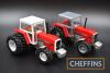 Britains 1:32 scale Massey Ferguson 3680 single and double wheeled versions (2) boxed - 2