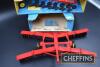 Ertl 1:16 scale Massey Ferguson 4 roller tandem disc together with '7 bottom plow' both boxed - 3