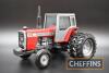 Ertl 1:20 scale Massey Ferguson 698 with cab and double wheels, boxed - 2