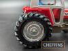 Britains Massey Ferguson model tractors to inc. 135, 362, 590 diecast and plastic, unboxed - 12