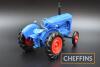 Raphael Lipkin Ltd model farm tractor in blue, fully steering, boxed, 6.5ins long - 3