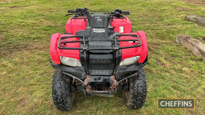 Honda Fourtrax 4x4 Quad Bike Hours: 851