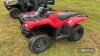 Honda Fourtrax 4x4 Quad Bike Hours: 851 - 2