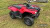 Honda Fourtrax 4x4 Quad Bike Hours: 851 - 18