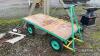 4wheel hand trailer with flat bed - 2