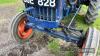 FORDSON E27N Major 4cylinder diesel TRACTOR Reg. No. BJE 828 Fitted with Perkins 270 diesel engine, lighting kit, rear wheel weights and side belt pulley. Built by Derek Lamb and used successfully in many ploughing matches by Sam Giddens Perkins badge i - 18