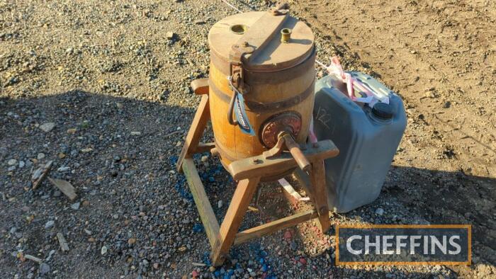 Wade & Sons Ltd butter churn on stand