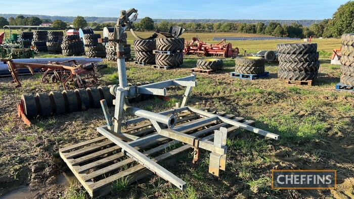 Irrigation rain gun and trolley