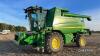 2012 JOHN DEERE T560 Hillmaster straw walker COMBINE HARVESTER Fitted 2011 JD622R 22ft cut header, Greenstar ready, straw chopper/spreader and OSR side knife on Goodyear 650/75R32 front and Goodyear 480/80R26 rear wheels and tyres Reg. No. GN12 LLT Seria - 3