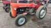 c.1958 MASSEY FERGUSON 35 4cylinder diesel TRACTOR Reg. No. TSL 517 Serial No. SDF127988 Fitted with 4no. heater plugs and 10x28 grass tyres - 3