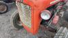 c.1958 MASSEY FERGUSON 35 4cylinder diesel TRACTOR Reg. No. TSL 517 Serial No. SDF127988 Fitted with 4no. heater plugs and 10x28 grass tyres - 9