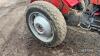 c.1958 MASSEY FERGUSON 35 4cylinder diesel TRACTOR Reg. No. TSL 517 Serial No. SDF127988 Fitted with 4no. heater plugs and 10x28 grass tyres - 11