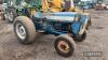 1967 FORD 3000 3cylinder diesel TRACTOR Reg. No. KEG 360E Serial No. 836276 A Pre-Force example that is stated to be direct from farm and showing 3,052 hours. Fitted with new Ford short motor approx. 8 years ago and starting and running well. Unused fo