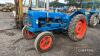 1954 FORDSON Diesel Major TRACTOR Reg. No. PPW 299 Serial No. 530E6237 Originally supplied by W.H King of Kings Lynn. Fitted with lighting kit - 3