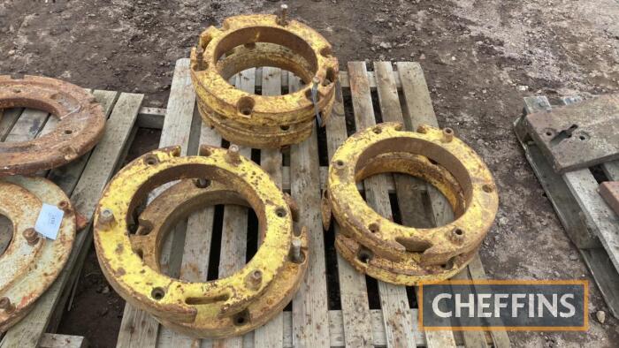 6no. John Deere wheel weights