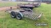 Low loader trailer with ramps, winch and removeable light board - 5