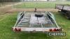 Low loader trailer with ramps, winch and removeable light board - 6