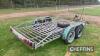 Low loader trailer with ramps, winch and removeable light board - 7