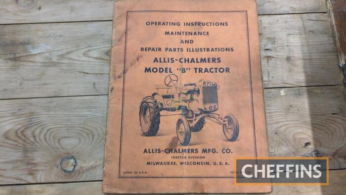 Allis-Chalmers operating instruction