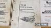 Qty Ransomes instruction manuals to inc. TS90 mounted plough, TS46D Multitrac plough and No.7 Hexatrac t/w Ransomes Simms & Jeffries products book and Tractor Ploughing book by Brian Bell - 4