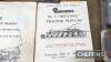 Qty Ransomes instruction manuals to inc. TS90 mounted plough, TS46D Multitrac plough and No.7 Hexatrac t/w Ransomes Simms & Jeffries products book and Tractor Ploughing book by Brian Bell - 5