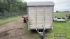 Original Smiths tandem axle livestock trailer - 2