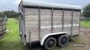 Original Smiths tandem axle livestock trailer - 5