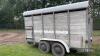 Original Smiths tandem axle livestock trailer - 8