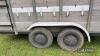 Original Smiths tandem axle livestock trailer - 9