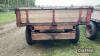 Massey Ferguson wooden tipping trailer with sides and tailgate (red) - 6