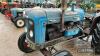 FORDSON Super Major 4cylinder diesel TRACTOR Reg. No. 144 XBH Fitted with LiveDrive PTO, side belt pulley, rear linkage and drawbar. Supplied by W.Harold Perry Ltd, Potters Bar. The vendor reports that this tractor has recorded only 1,900 hours - 11