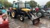 1984 MARSHALL 602 4cylinder diesel TRACTOR Reg. No. B371 TPO Serial No. 1886B Showing 4,556 hours and fitted with Mil loader and fork