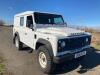 2016 LAND ROVER Defender 110 2198cc diesel 4X4 Reg. No. SO16 SXY Serial No. SALLDHNP7GA486283 MOT Expiry: 2/10/2023 Fitted with full hard top, steel wheels, ply-lined rear and rear windows. This well presented white Land Rover is showing just 53,000 m - 4