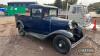 1931 FORD Model AF Long 3285cc PICKUP Reg. No. 209 YUM Chassis No. 1584 Engine No. A3201728 In the current ownership since 2012 having been purchased from a friend who in turn bought 'Yum-Yum' in 1999 as a project ex France. It is understand that the LHD - 18