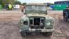 LAND ROVER SERIES III 88ins 4cylinder petrol 4x4 Reg. No. NBW 901M Chassis No. 90107468A For spares or repair, offered for sale with a spare Series IIa rolling chassis - 10