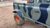 1992 LAND ROVER Defender 90 3950cc petrol 4X4 Reg. No. K711 PTR Chassis No. SALLHAMM3KA629032 MOT: expired Fitted with a petrol V8 engine and automatic gearbox. This 'comp safari' Land Rover presents in camouflage with orange wheels and matching colou - 11