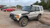 1999 LAND ROVER Discovery TD5 2495cc Auto diesel 4X4 Reg. No. V642 POB Chassis No. SALLTGM97YA239457 MOT Expiry: 18th Oct 2023 Cat C write off 2002. Fitted with raised air intake, front nudge bar and winch. An ideal budget winter 'mud plugger!' - 14