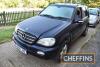 2004 MERCEDES ML500 petrol 5speed automatic CAR Reg. No. AO04 JVZ Serial No. WDC1631752A483302 Fitted with V8 engine and finished in blue with leather interior, alloy wheels and supplied with MOT valid until 24/04/2024 - 2