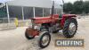 MASSEY FERGUSON 155 4cylinder diesel TRACTOR Serial No. A331025 Fitted with 3no. front wafer weights - 4