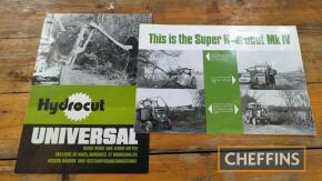 2no. Hydrocut sales leaflets showing good photos of machines working on various tractors