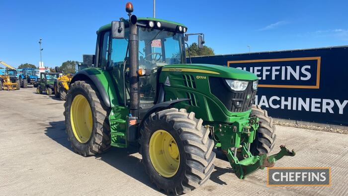 John Deere 6105M Tractor Reg. No. SJ16 JNN Ser. No. 1LO6105MJFJ832136