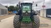 John Deere 6155R Tractor c/w 50k. Auto Quad, cab & tls suspension, pick up hitch, top link, 4 scvs, Michelin 650/65x38 & 540/65x28 tyres Hours: approx 5175 Reg. No. YD66 0YW Ser. No. 1LO6155RJGN864927 - 2