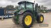 John Deere 6155R Tractor c/w 50k. Auto Quad, cab & tls suspension, pick up hitch, top link, 4 scvs, Michelin 650/65x38 & 540/65x28 tyres Hours: approx 5175 Reg. No. YD66 0YW Ser. No. 1LO6155RJGN864927 - 12