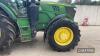 John Deere 6155R Tractor c/w 50k. Auto Quad, cab & tls suspension, pick up hitch, top link, 4 scvs, Michelin 650/65x38 & 540/65x28 tyres Hours: approx 5175 Reg. No. YD66 0YW Ser. No. 1LO6155RJGN864927 - 15