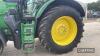 John Deere 6195R Tractor c/w Auto Quad. Electric spools, Guidance Ready, front linkage and PTO Hours: approx 5680 on one arable farm from new Reg. No. CX18 NSE Ser. No. 1L06195RHHN897412 - 7