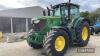 2017 John Deere 6215 Tractor c/w Auto Power, 50k, TLS, cab & linkage, trailer brakes Reg. No. SV17 LYP Ser. No. 1LO6215RKHR872718 - 4